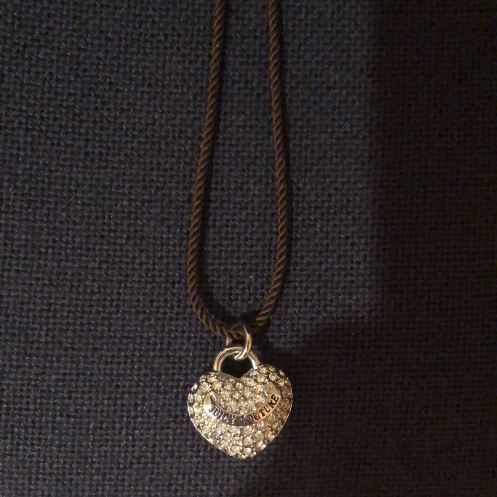 Juicy couture heart necklace